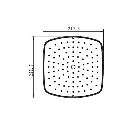 Sen đầu gắn trần Airsense 219S Hafele 485.60.615